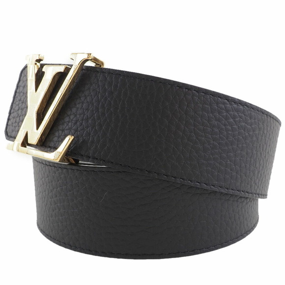 LOUIS VUITTON Centure LV Damier M0333 Calf Black JJ1272 Men's Belt - Picture 2 of 8